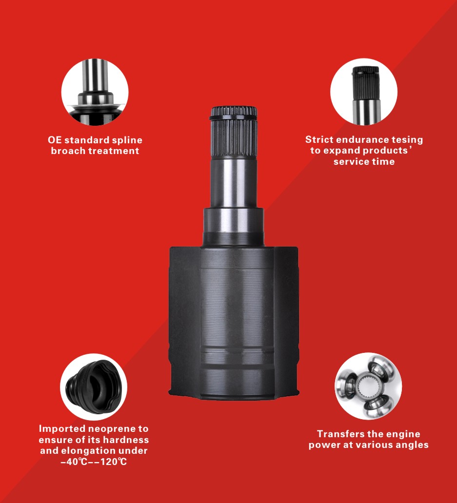 Chinese Car Parts Inner CV Joint For Dongfeng Fengshen H30 S30 DF-3-504